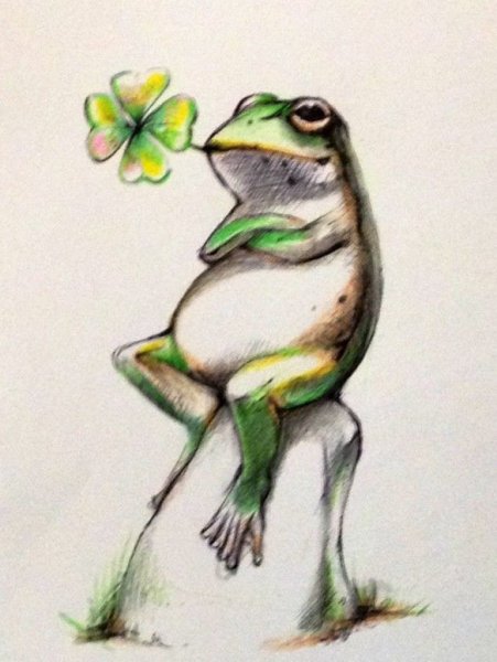 Скетчи лягушек милые