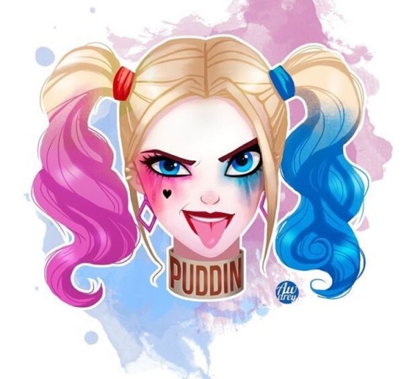 Харли Квинн рисунок