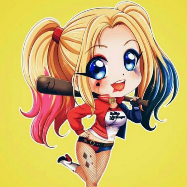 Рисунки Чиби Харли Квинн