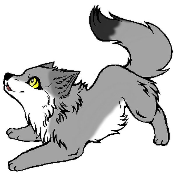 Волк мультяшный