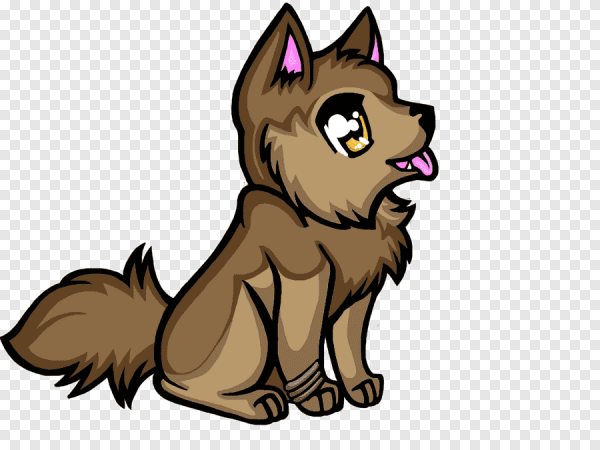 Милые мультяшные волки