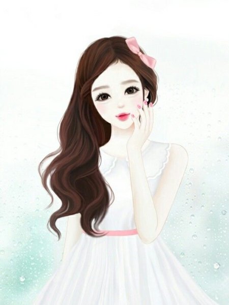 Корейские мультяшные девочки