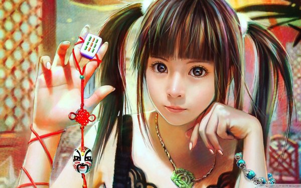 Аниме девушка с кружкой