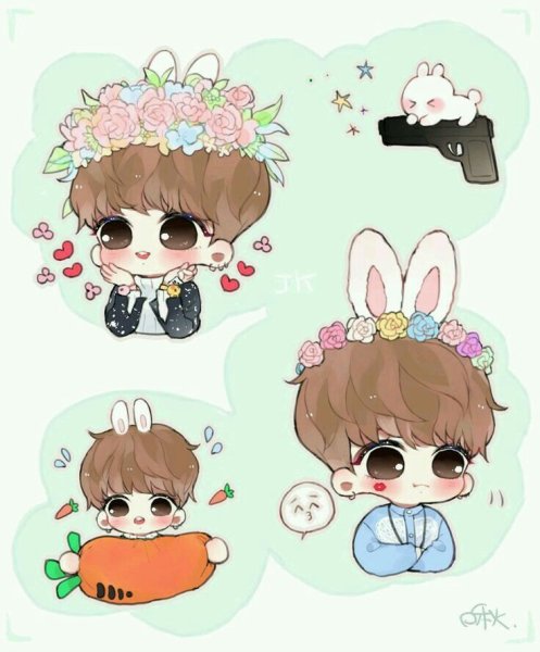 Чиби БТС Чонгук