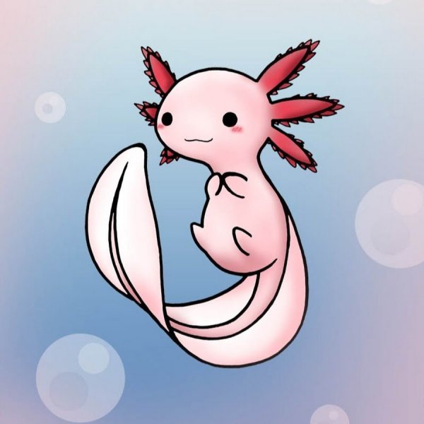 Стикерпак аксолотль