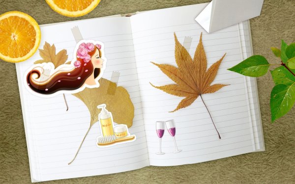 Осенние рисунки для скетчбука