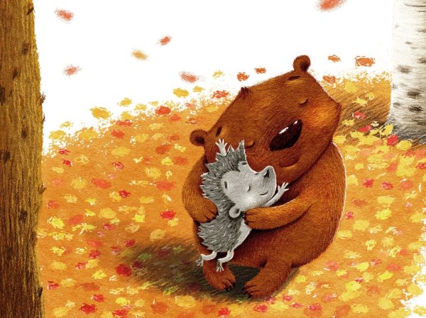 Иллюстрации милые белки