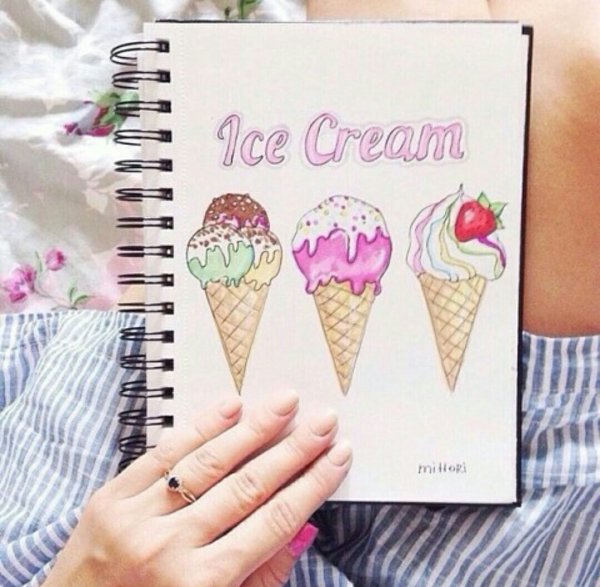 Лёгкие рисунки для блокнота