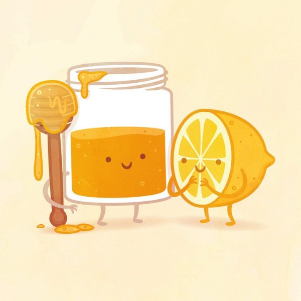 Мультяшная еда с глазами