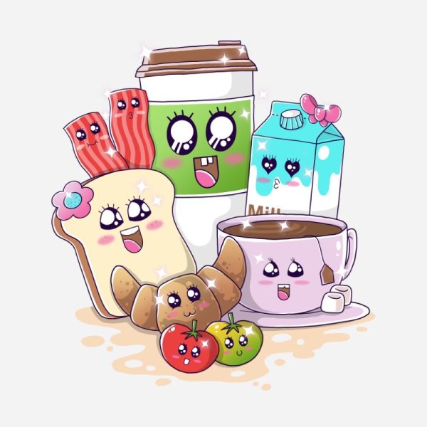 Еда с глазками