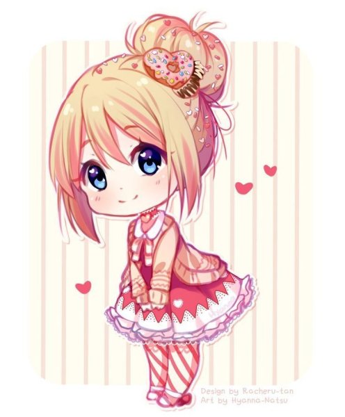 Милые Чиби для срисовки