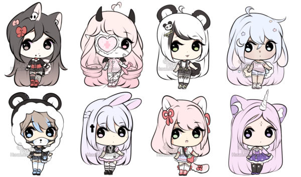 Аниме Чиби в кигуруми