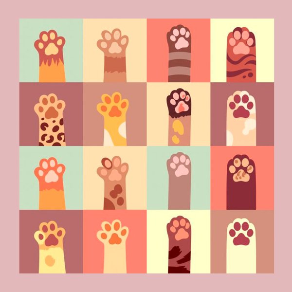 Стилизованная Кошачья лапка