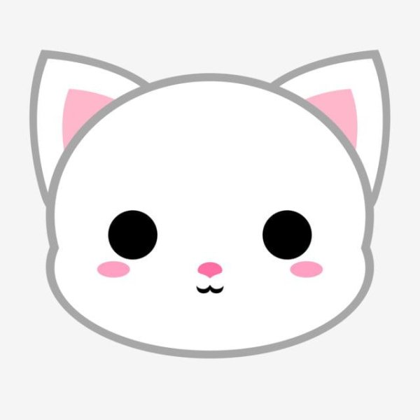 Розовая мордочка котика