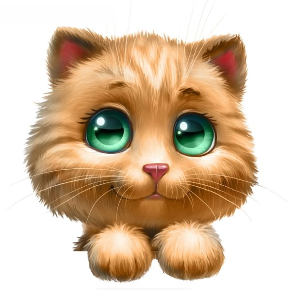 Милый мультяшный кот