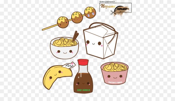 Японская еда для срисовки