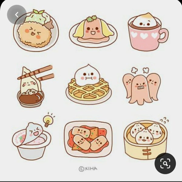 Милые Стикеры еда