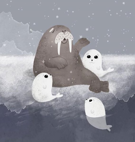 Кавай морской котик