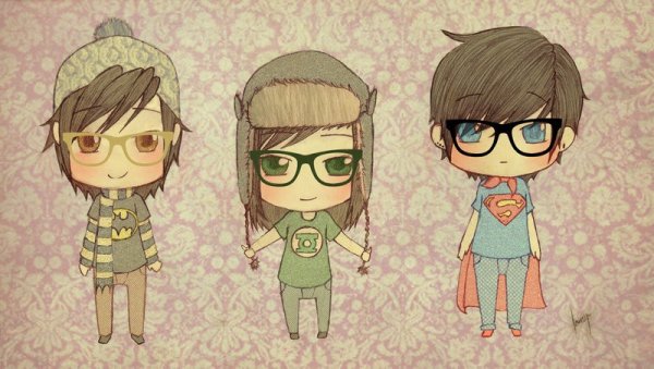 Милые мультяшные парочки