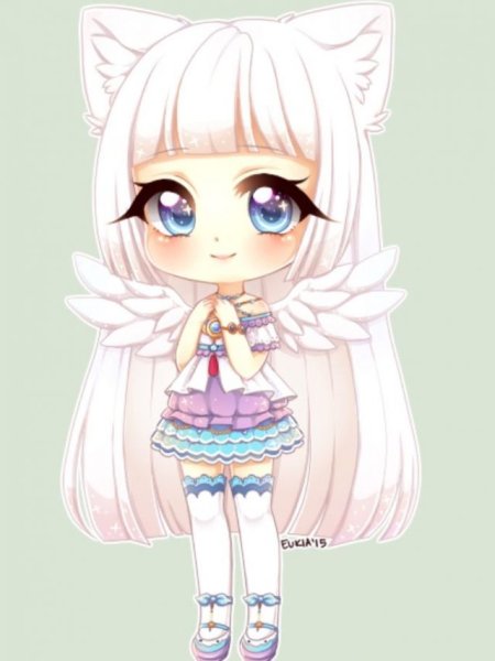 Аниме Чиби девушки для срисовки