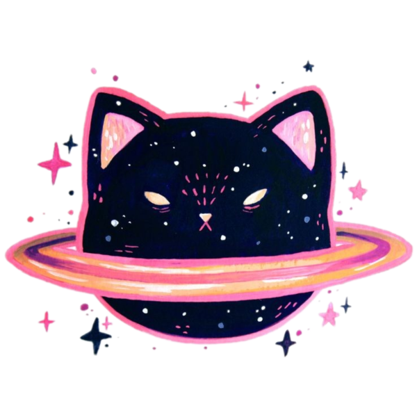 Стикеры космические котики