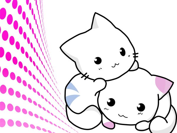 Котики рисунки люхкии