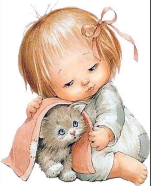 Котики обнимаются