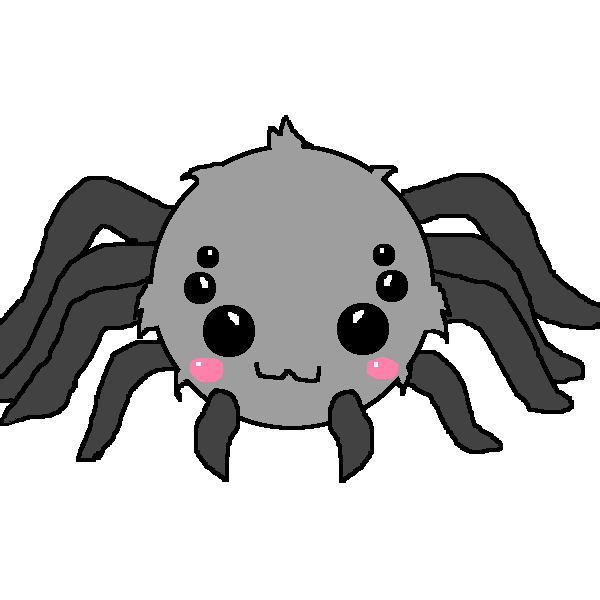 Рисунки милых паучков