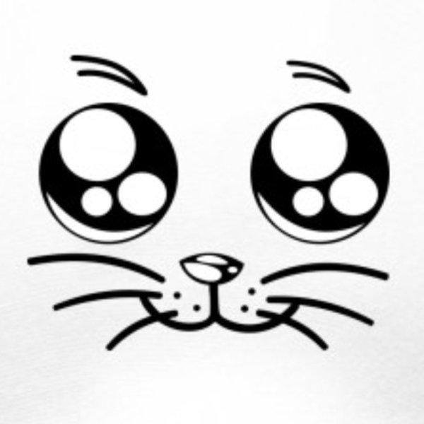 Котик с глазками