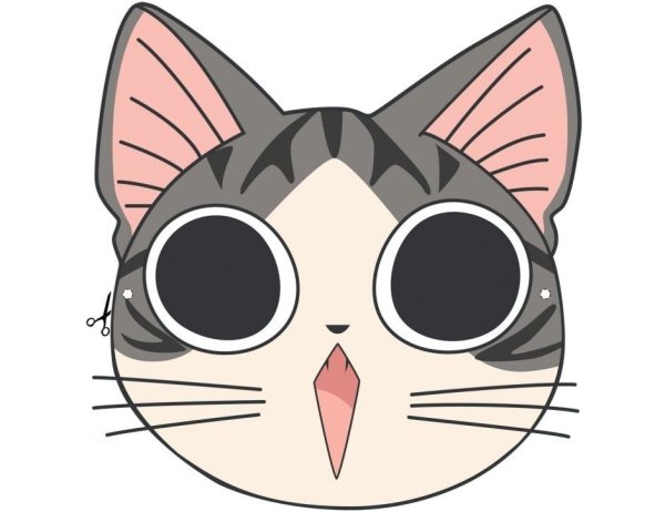 Котик мультяшка