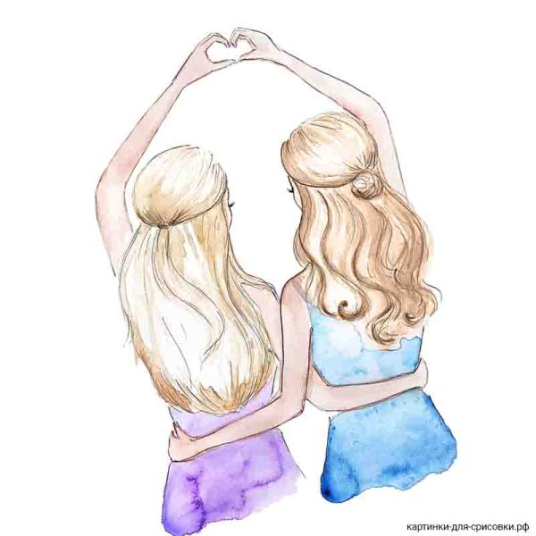 Лучшие подруги мультяшные