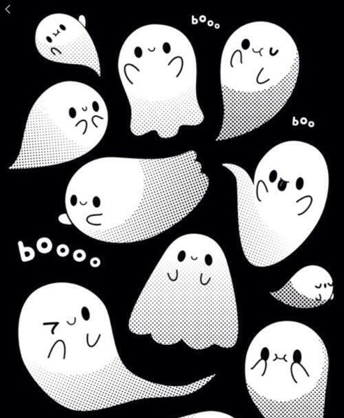 Милое привидение Хэллоуин