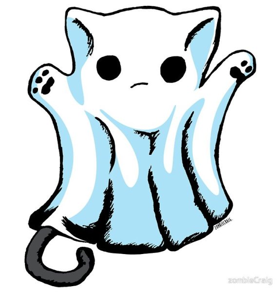 Милые приведения для срисовки