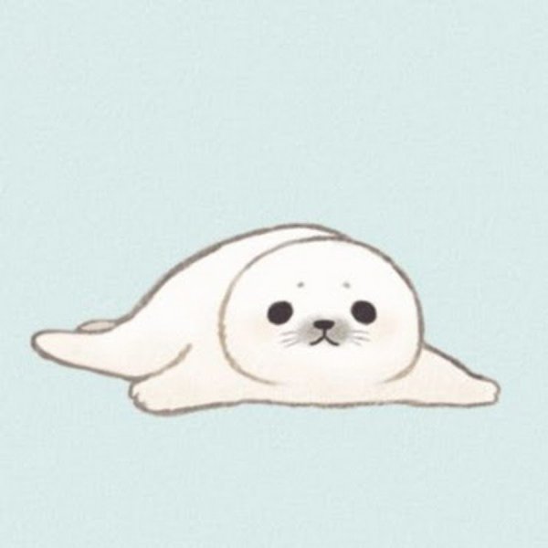 Милые тюлени арт