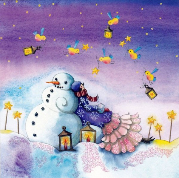 Mila Marquis зимние иллюстрации