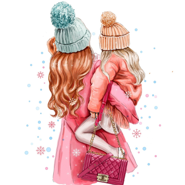 Подруги рисунок