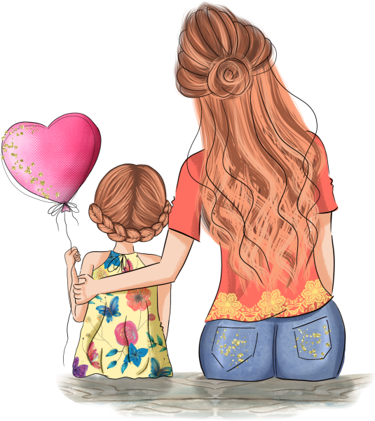 Подруги рисунок