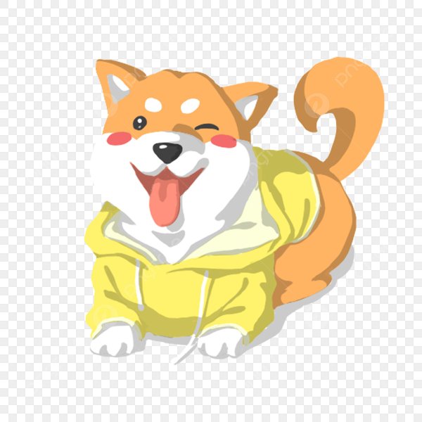 Сиба ину мультяшная