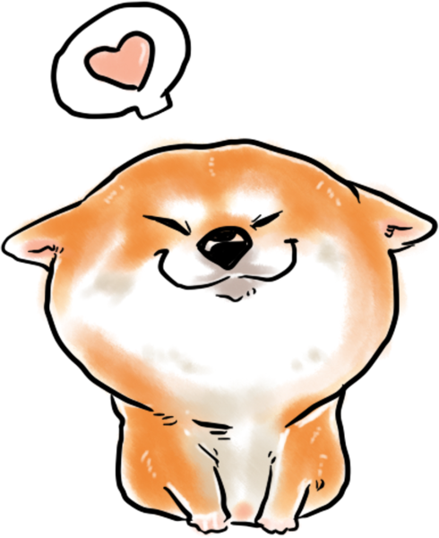 Сиба ину мультяшная