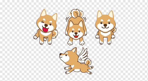 Акита ину мультяшный