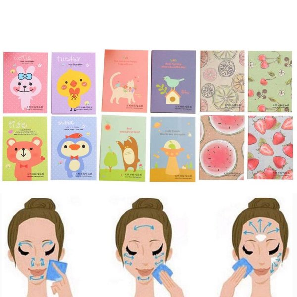 Бумажная косметика маски для лица