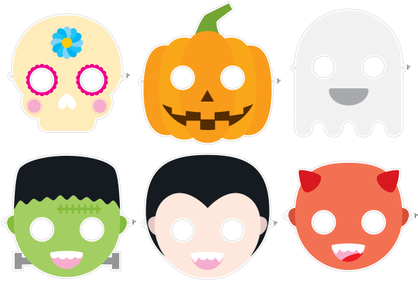 Маска кошки из бумаги