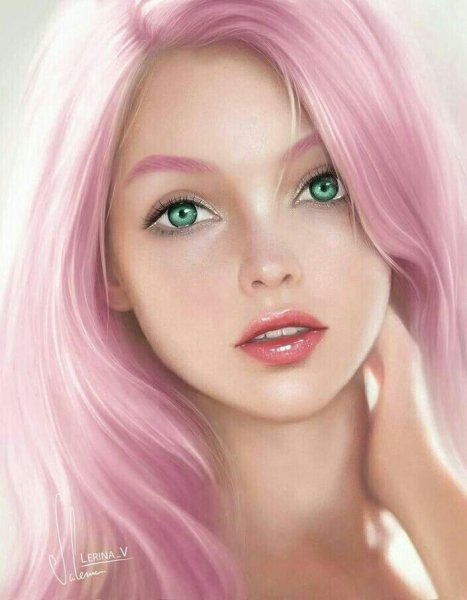 Арты девушек блондинок