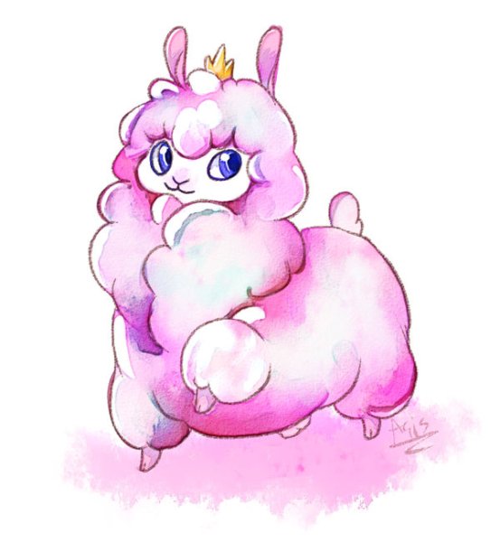 Лама альпака аниме