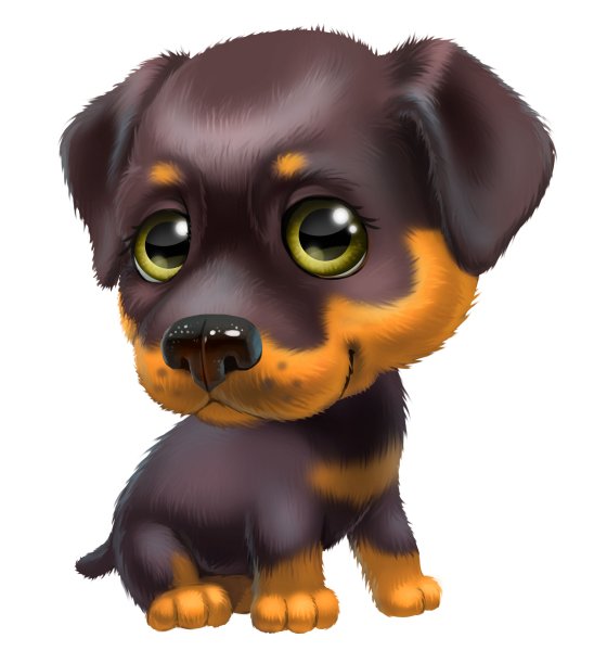 Собачка мультяшная