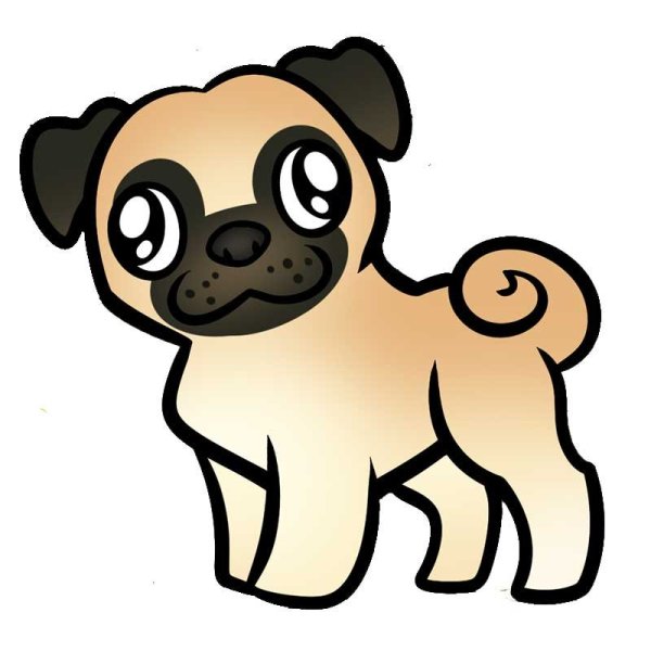 Милые собачки мультяшные