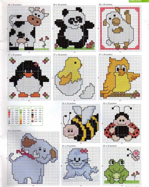 Рисунки по клеточкам маленькие