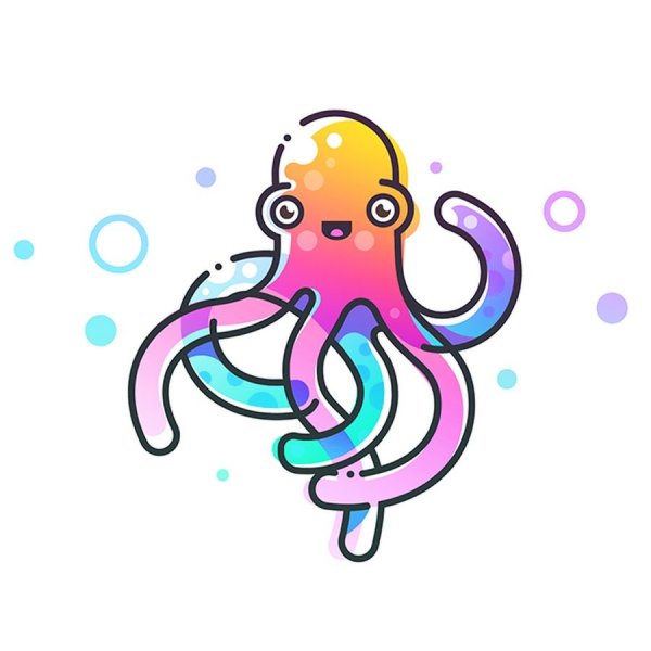 Логотип осьминог Octopus