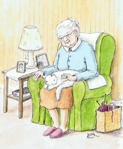 Красивые рисунки для бабушки