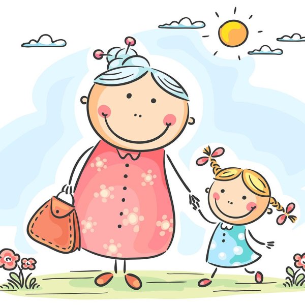 Няня рисунок